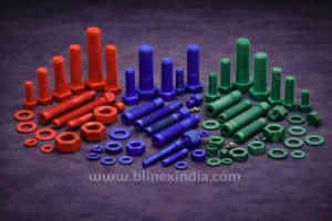 P.T.F.E. / Fluoropolymer Coated Fasteners – Studs, Nuts, Bolts & Washers