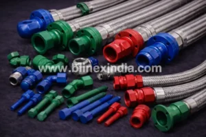 P.T.F.E Coatings on SS flexible Bellows and Hose Pipe