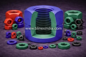 P.T.F.E / FLUOROPOLYMER COATED NUTS